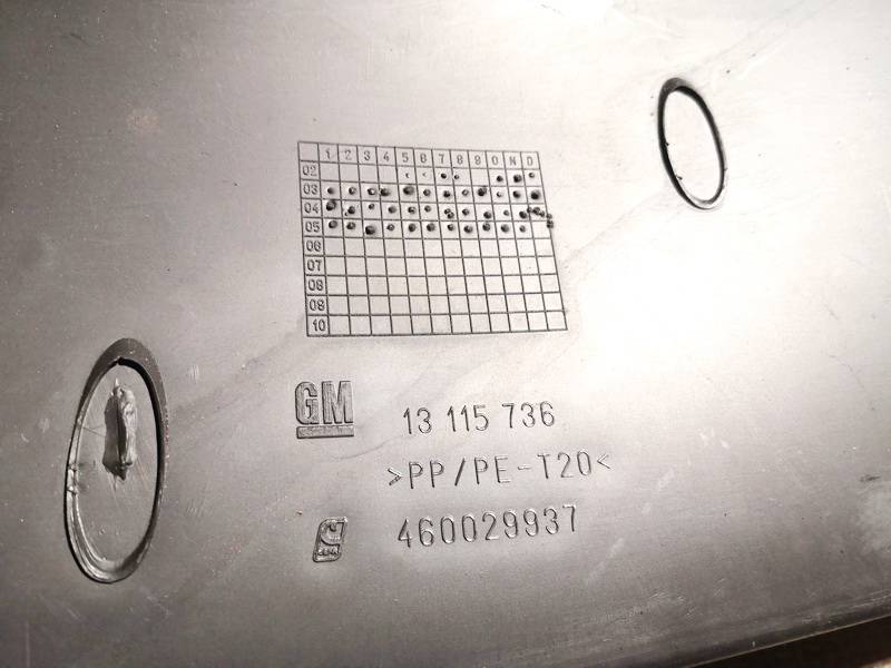 13115736 Opel Meriva 2005 Interior trim - Thumbnail 3