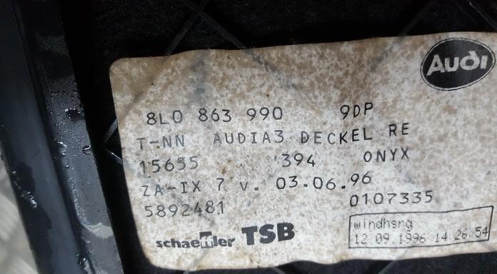 8L0863990 Audi A3 1996 Sisätilan koristelu (muovit) - Thumbnail 3