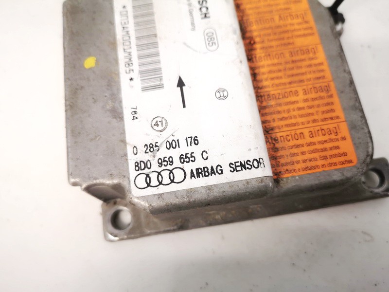 8D0959655C Audi A4 1997 SRS AIRBAG KOMPIUTERIS - ORO PAGALVIU VALDYMO BLOKAS - Thumbnail 2