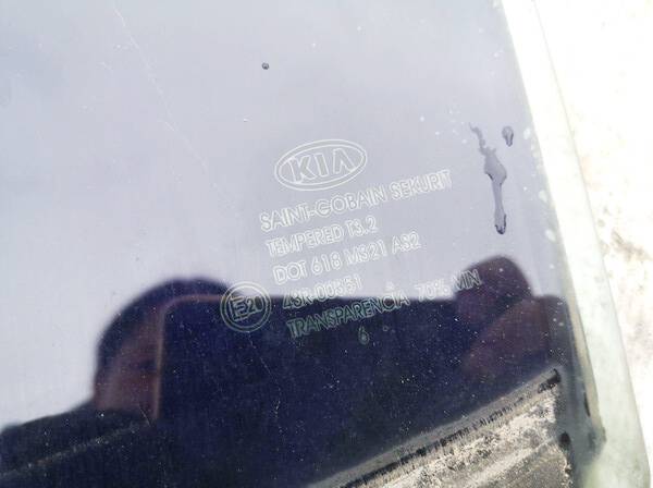 AS2 Kia Ceed 2007 Vitre de Porte Arrière Gauche - Thumbnail 2