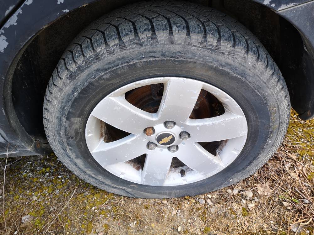 5X115 Chevrolet Captiva 2006 Komplet Kół Zimowych R17 - Thumbnail 3