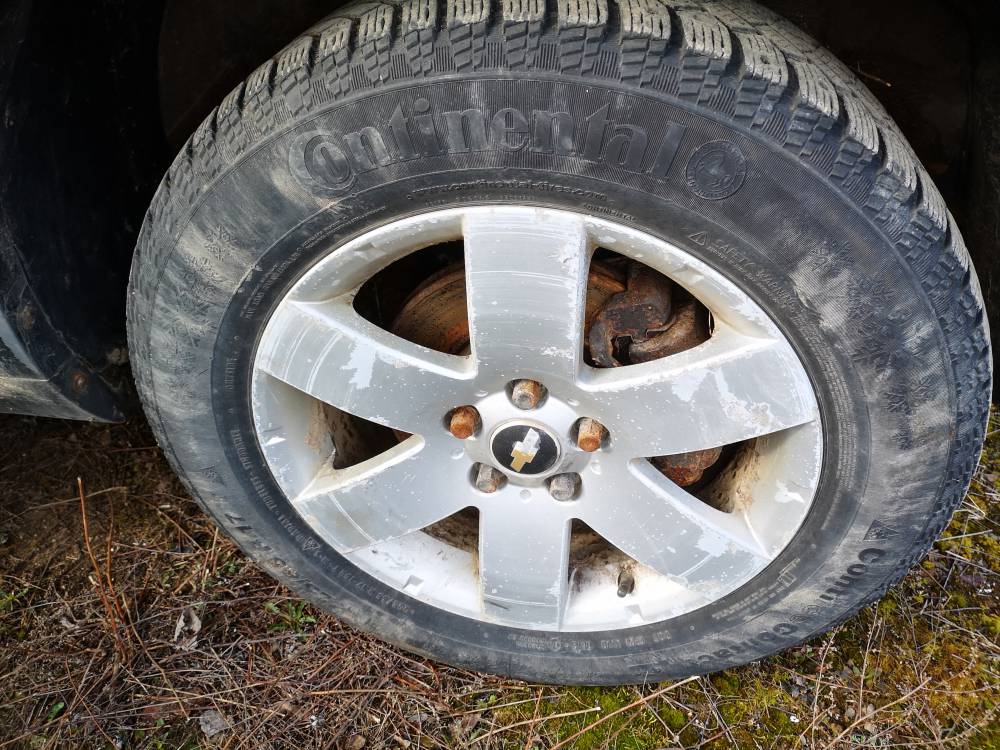 5X115 Chevrolet Captiva 2006 Komplet Kół Zimowych R17 - Thumbnail 2