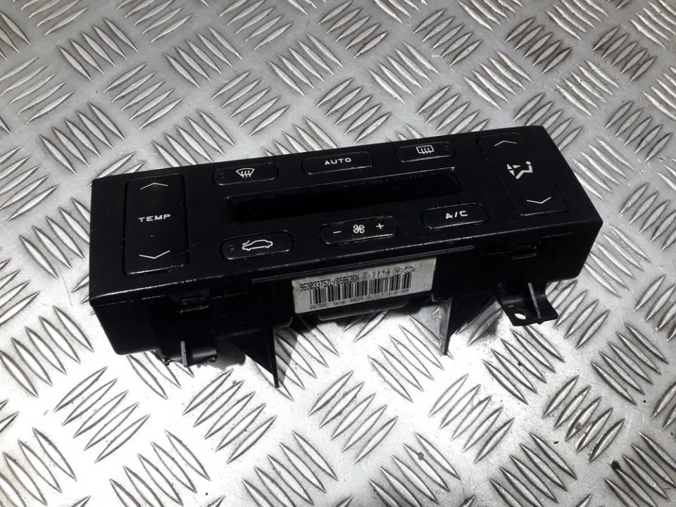 96303375ZL Peugeot 406 2000 Climate Control Panel (heater control switches)