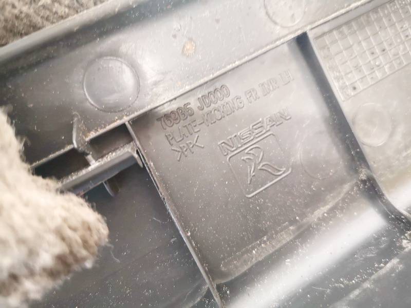 769B5JD000 Nissan Qashqai 2011 Interior door step trim - FRONT LEFT - Thumbnail 3