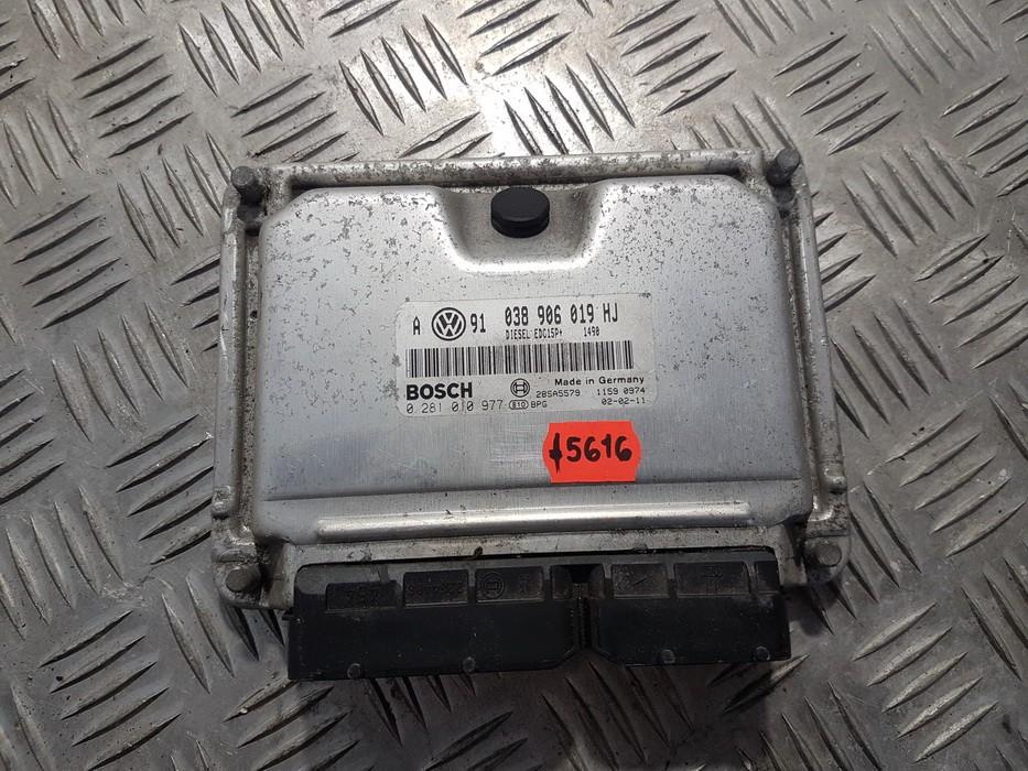 038906019HJ Volkswagen Golf 2002 Komputer silnika