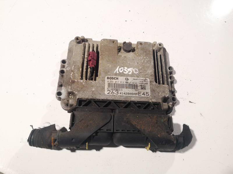 0281017012 Fiat Doblo 2011 ECU Engine Computer (Engine Control Unit)