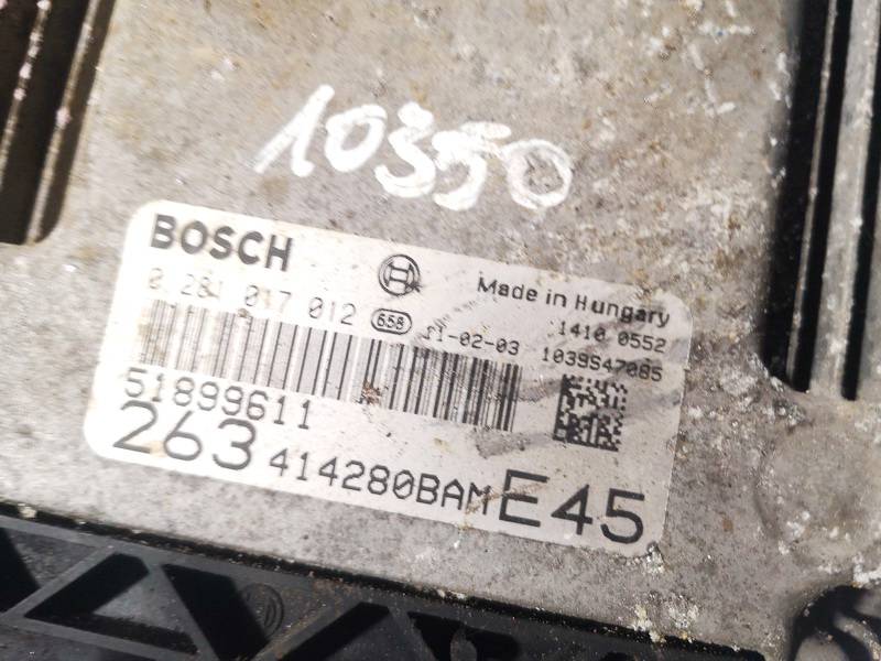0281017012 Fiat Doblo 2011 ECU Engine Computer (Engine Control Unit) - Thumbnail 3