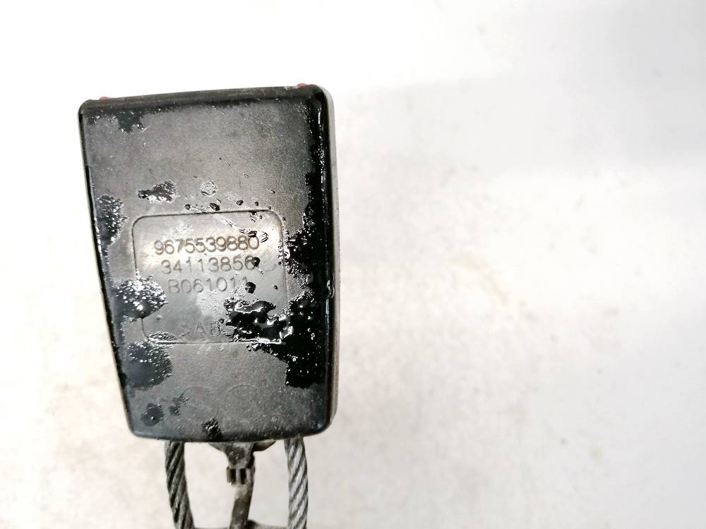 9675539880 Peugeot 3008 2011 Gurtschlösser Gurtschloss Vorne Rechts - Thumbnail 3