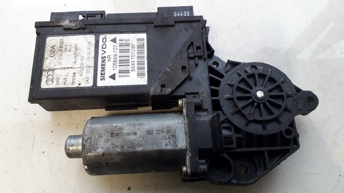 105849107 Audi A4 2004 Window Motor - REAR RIGHT
