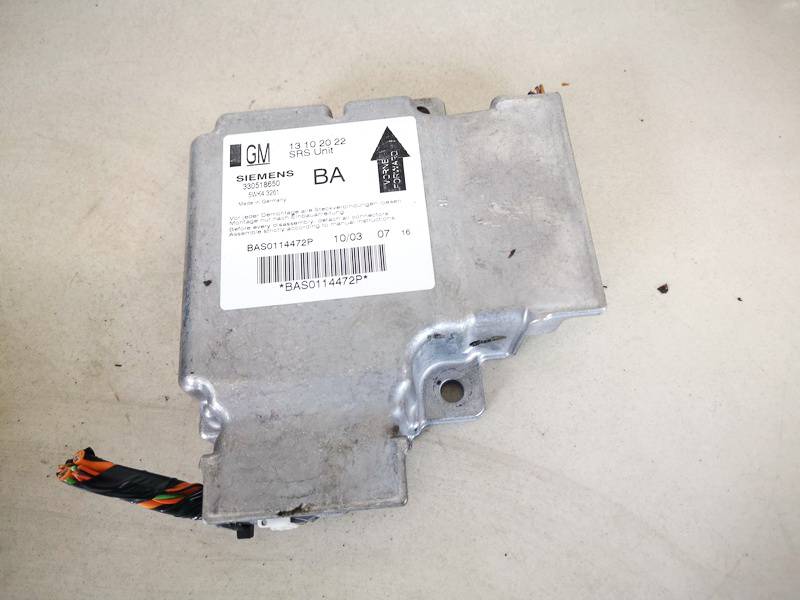 13102022 Opel Vectra 2003 Airbag crash sensors module