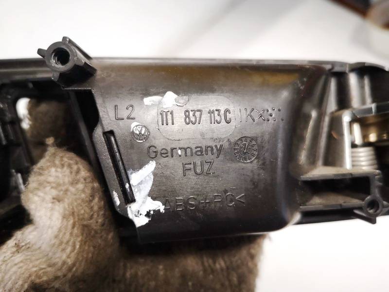 1T1837113C Volkswagen Touran 2004 Door Handle Interior - FRONT LEFT - Thumbnail 3