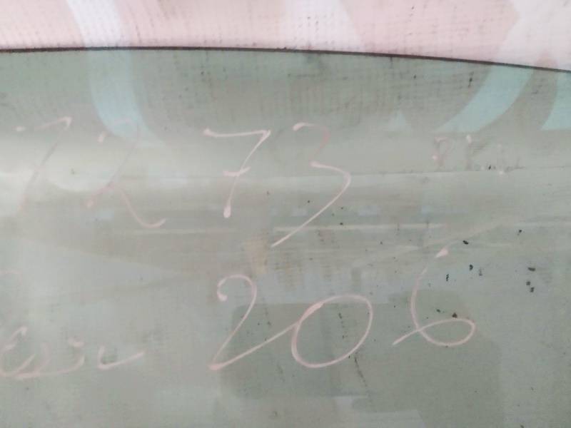 Peugeot 206 2006 Szyba drzwi - PRZEDNIE PRAWE - Thumbnail 3