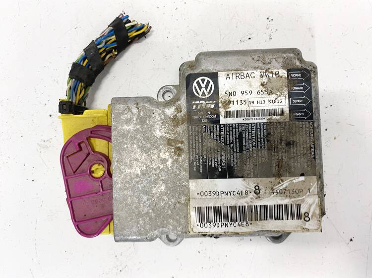 5N0959655A Volkswagen Passat 2007 CALCULATEUR AIRBAG