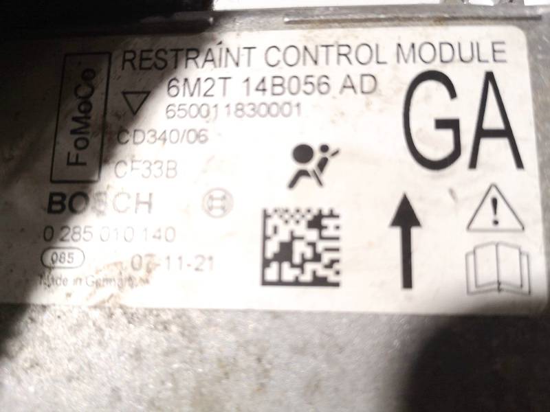 6M2T14B056AD Ford S-Max 2008 Steuergerät ECU Modul Airbag steuergerät - Thumbnail 3