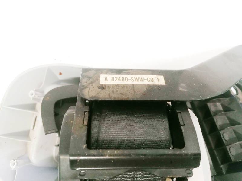 82480SWWG0 Honda CR-V 2008 Seat belt - REAR MIDDLE - Thumbnail 3
