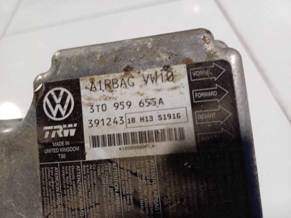 3T0959655A Skoda Superb 2010 CENTRALITA AIRBAG - Thumbnail 5