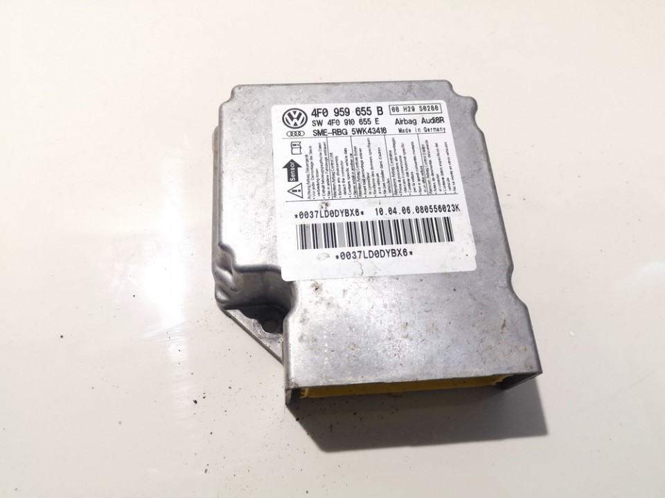 4F0959655B Audi A6 2006 CALCULATEUR AIRBAG