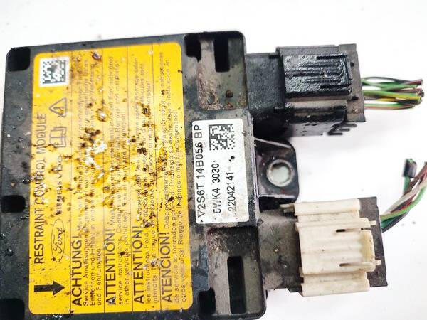 2S6T14B056BP Ford Fusion 2004 Komputer SRS airbag – moduł sterujący poduszek powietrznych - Thumbnail 2