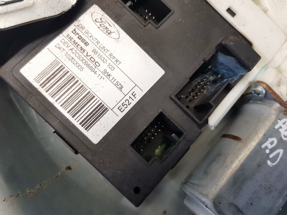 981532103 Ford C-MAX 2005 Silnik podnośnika szyby drzwi - PRZEDNIE PRAWE - Thumbnail 3