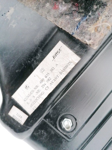 4B9035382A Audi A6 2001 Loudspeaker (Subwoofer) - Thumbnail 3