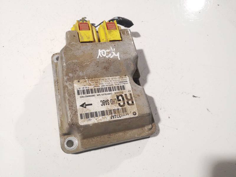 04727374AF Chrysler Voyager Grand 2006 SRS AIRBAG KOMPIUTERIS - ORO PAGALVIU VALDYMO BLOKAS