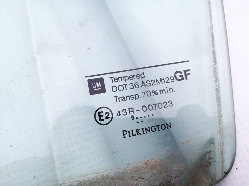 AS2 Opel Astra 2004 LUNA TRASERA IZQUIERDA, Luna de la puerta trasera - TRASERA IZQUIERDA - Thumbnail 2