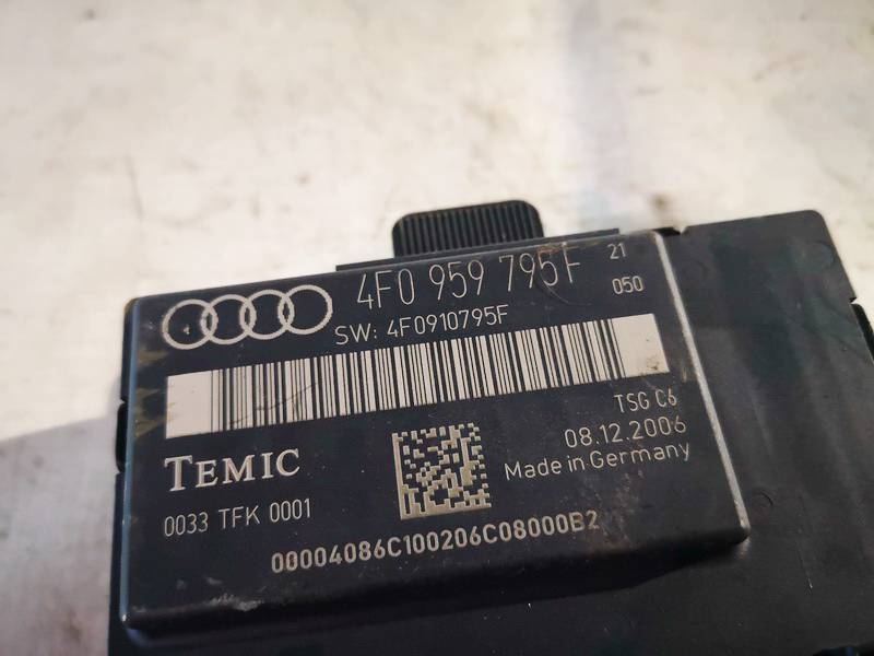 4F0959795F Audi A6 2007 Door control relay (DOOR CONTROL UNIT MODULE ECU ) - Thumbnail 2