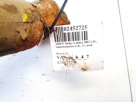 Dodge Caliber 2007 Shock Absorber - Suspension Strut Assembly - REAR LEFT - Thumbnail 2