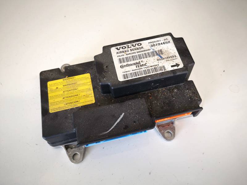 30724652 Volvo V50 2005 Komputer SRS airbag – moduł sterujący poduszek powietrznych