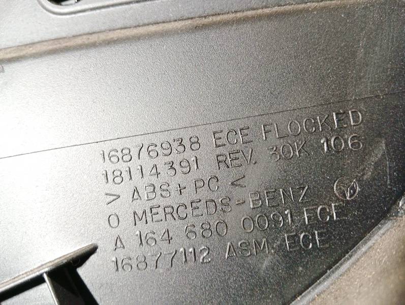 16876938 Mercedes-Benz ML-CLASS 2005 Boîte à Gants - Thumbnail 3