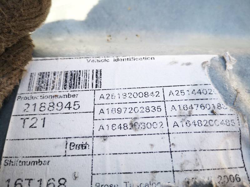 A1697202835 Mercedes-Benz ML-CLASS 2006 Fensterheber Vorne Rechts - Thumbnail 3