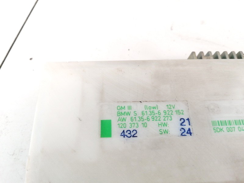 61356922273 BMW 5-Series 2002 General Module Comfort Relay (Unit) - Thumbnail 3