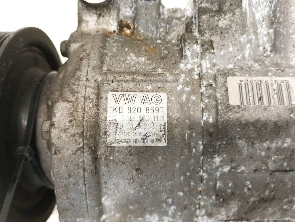 1K0820859T Audi TT 2009 AC AIR Compressor Pump - Thumbnail 3