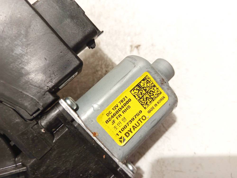 82460D4000 Kia Optima 2017 Silnik podnośnika szyby drzwi - PRZEDNIE PRAWE - Thumbnail 3