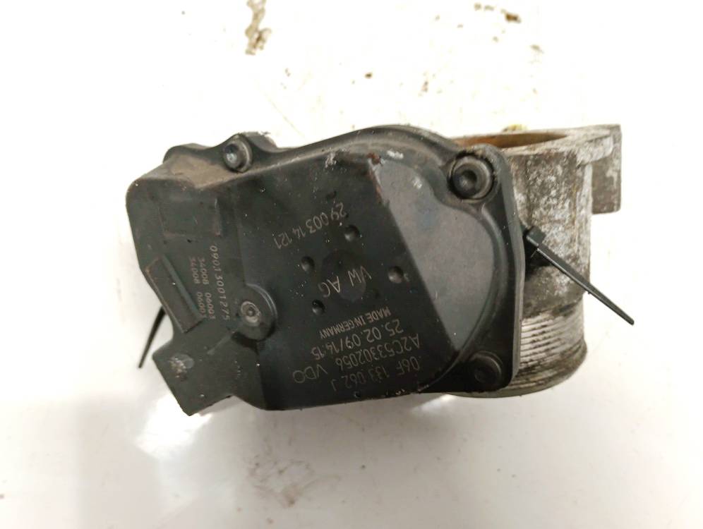 06F133062J Audi TT 2009 Заслонка дроссельная электрическая - Thumbnail 2