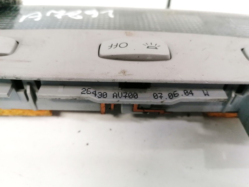 26430AV700 Nissan Primera 2004 Włącznik oświetlenia wnętrza - PRZEDNIE - Thumbnail 3