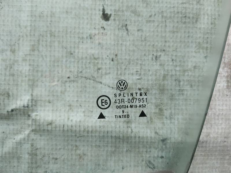 AS2 Volkswagen Golf 2000 Door-Drop Glass - FRONT LEFT - Thumbnail 2