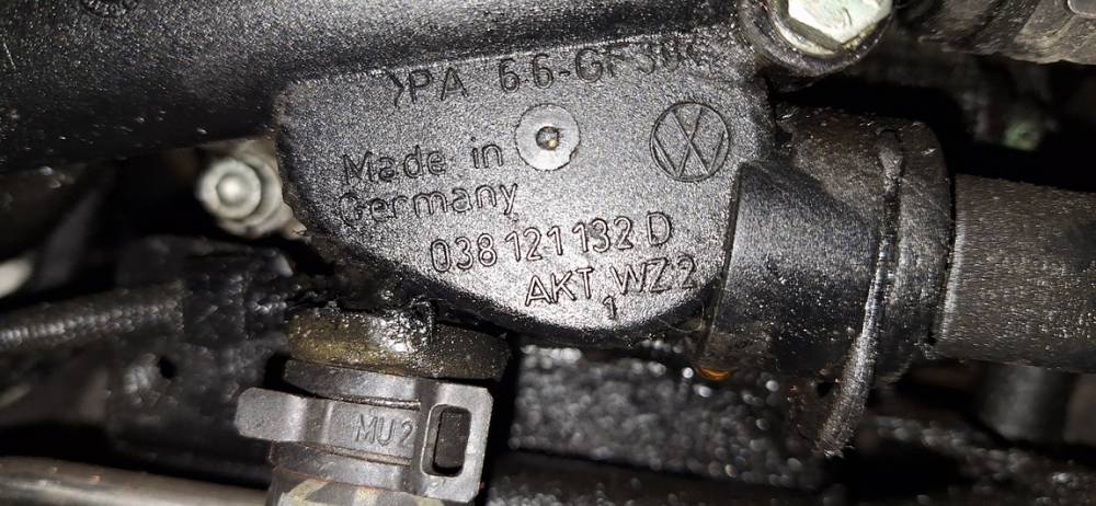 038121132D Volkswagen Touran 2005 Thermostat Housing (Flange) - Thumbnail 4