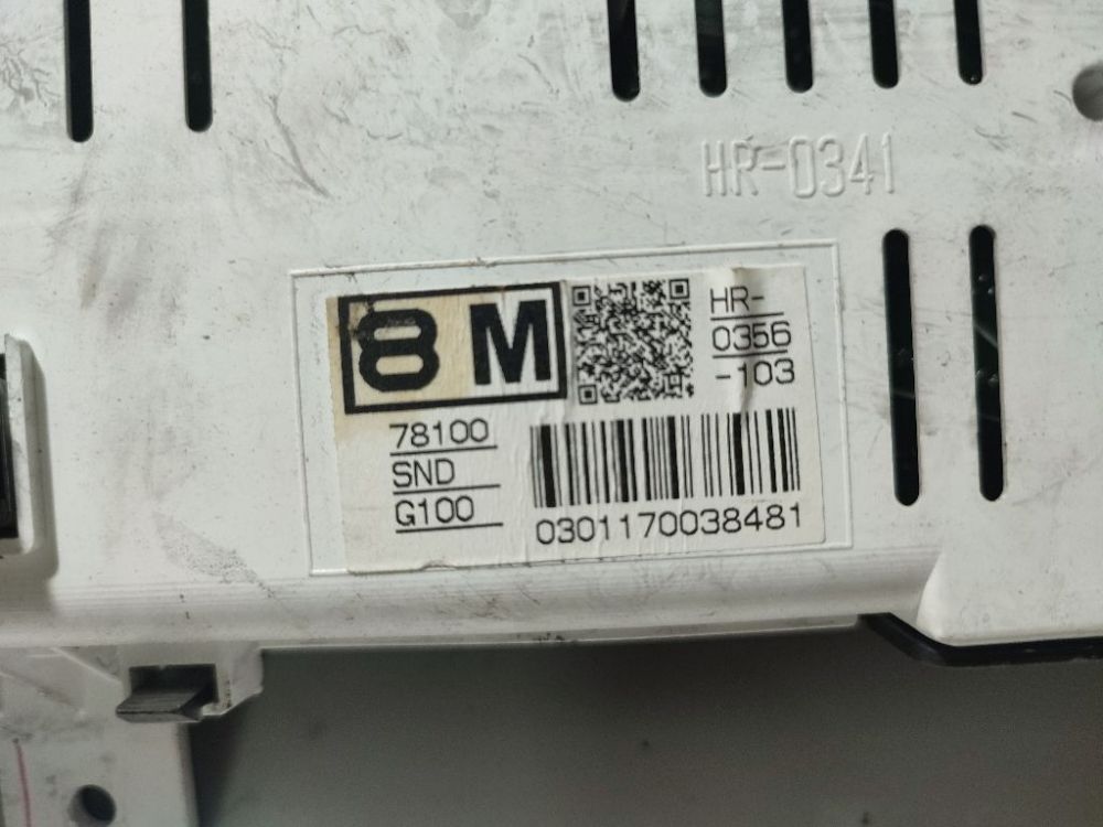 HR0341 Honda Civic 2007 Speedometers - Cockpit - Speedo Clocks Instrument - Thumbnail 4