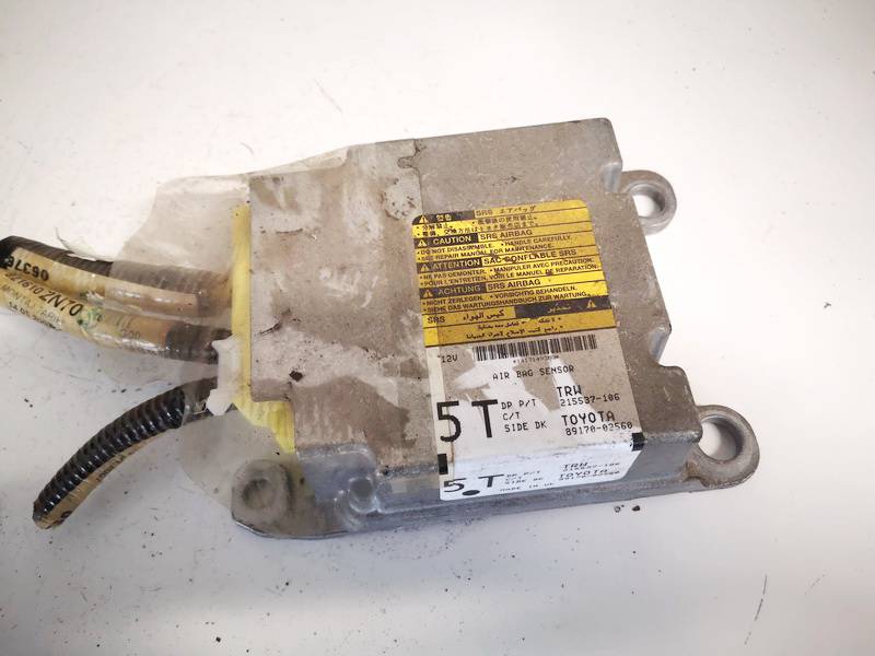8917002560 Toyota Auris 2007 srs-turvatyynyn tietokone – turvatyynyn ohjausyksikkö