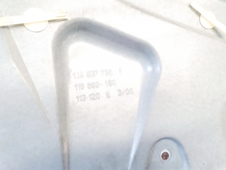 1J4837756F Volkswagen Golf 2001 Door winder mechanism (Window Regulator) - FRONT RIGHT - Thumbnail 3