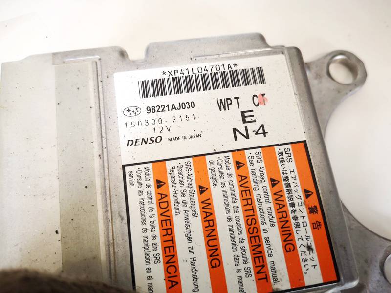 98221AJ030 Subaru Legacy 2009 Airbag crash sensors module - Thumbnail 2