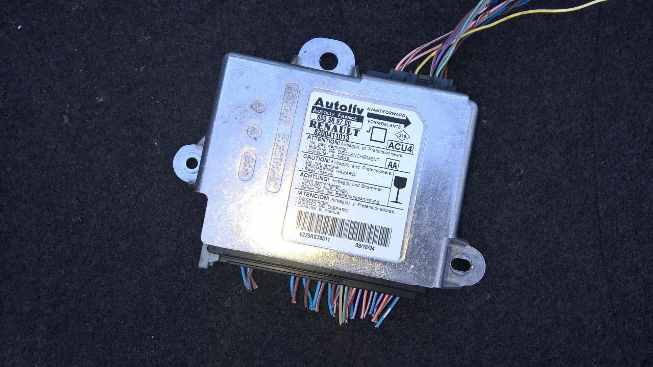 603989700 Renault Scenic 2004 CALCULATEUR AIRBAG
