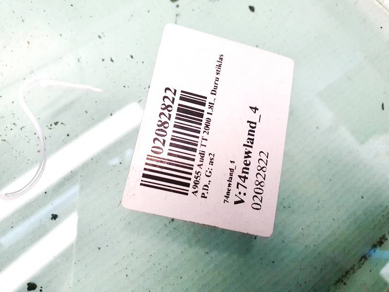DOT448AS2M4 Audi TT 2000 Door-Drop Glass - FRONT RIGHT - Thumbnail 2