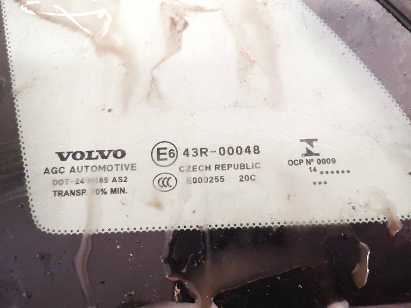 Volvo V40 2015 Corner quarter window glass - REAR LEFT - Thumbnail 2