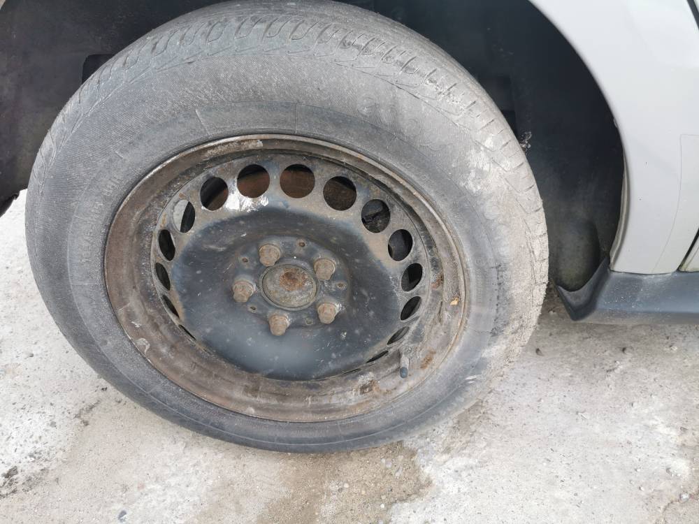 5X112 Mercedes-Benz A-CLASS 2010 Komplet stalowych felg R15 - Thumbnail 3