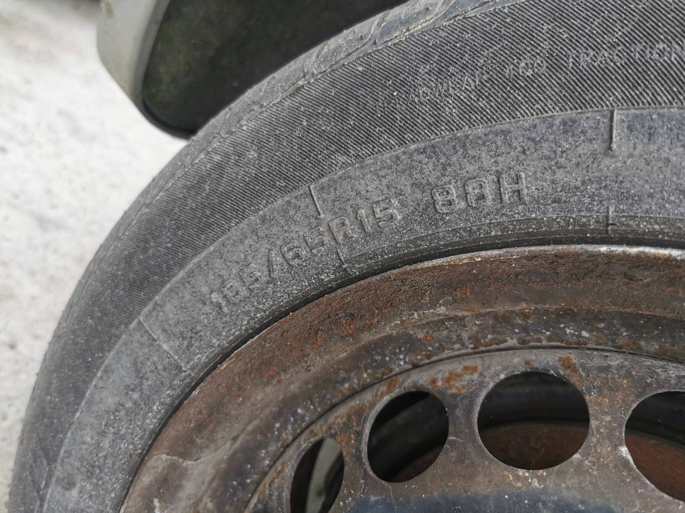 5X112 Mercedes-Benz A-CLASS 2010 Komplet stalowych felg R15 - Thumbnail 5