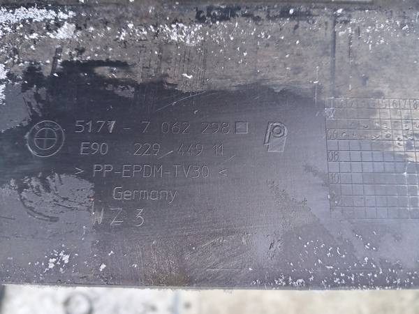 51777062298 BMW 3-Series 2006 Plastmasinis slenkstis desinys - Thumbnail 5