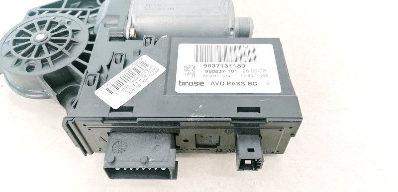 9637131180 Peugeot 307 2003 Window Motor - FRONT RIGHT - Thumbnail 2
