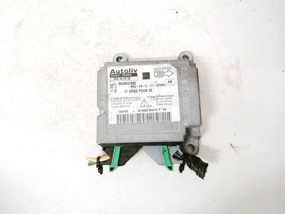 9659531880 Peugeot 607 2006 Airbag crash sensors module